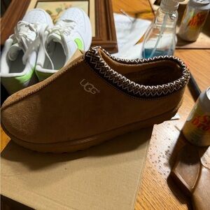 UGG Brown Suede Slippers not real